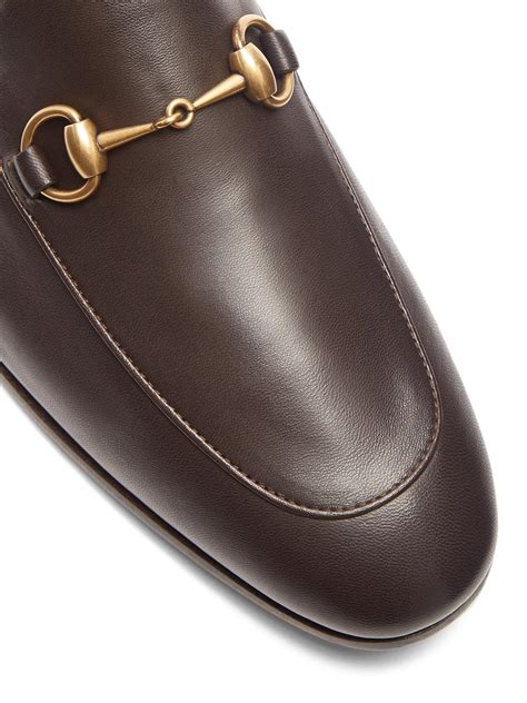 brown mens gucci loafers|Gucci brixton loafer men.